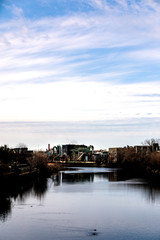 Fototapeta premium Industry on the river