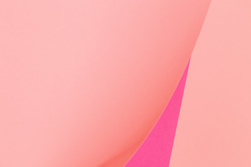 Pink abstract background paper wave.