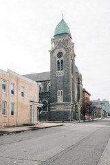 Fototapeta na wymiar Saint Wenceslaus Roman Catholic Church, in Middle East, Baltimore, Maryland