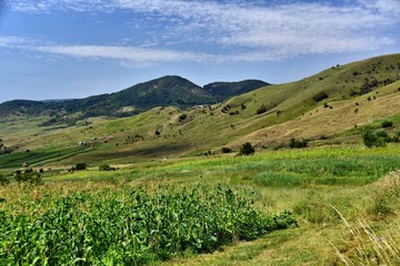 Fototapeta na wymiar Carpathian Mountains , General view, Moldova Romania