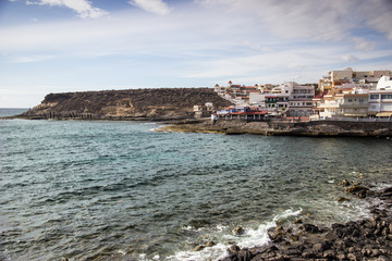 Fototapeta na wymiar La Caleta de Adeje en Tenerife