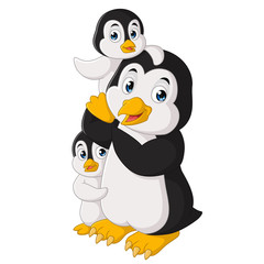 Family of penguin