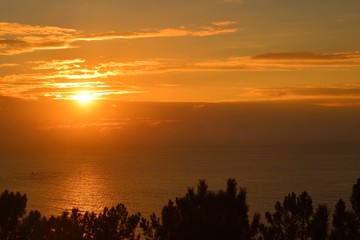 Fototapeta na wymiar Monteferro Sunset