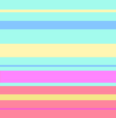 Colored horizontal stripes of different sizes