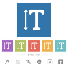 Adjust font height flat white icons in square backgrounds