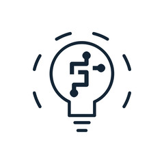 idea, bulb, light, energy bulb, head, thinking, creative business idea icon