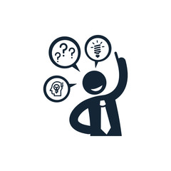 idea, bulb, light, energy bulb, head, thinking, creative business idea icon