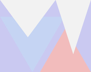 Obraz premium modern pattern summer print pink lilac triangles