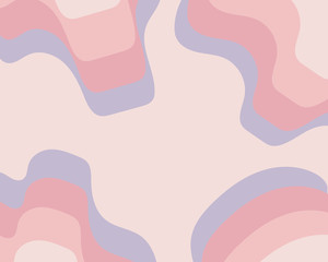 modern pattern bright print pink blue braun light triangles