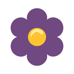 purple flower decoration