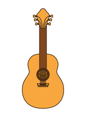 Naklejka premium mexican guitar isolated icon