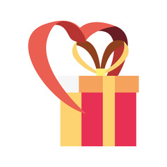 gift box love heart