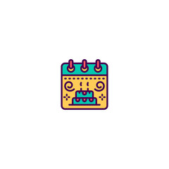 Modern and minimalist icon design. Management icon vector design