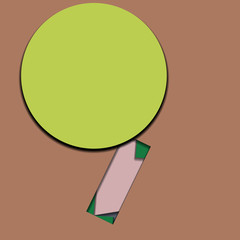 Flat material design - Creative vector trend seamless