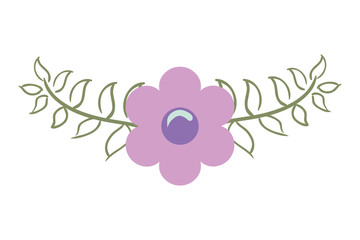 flower branch leaves