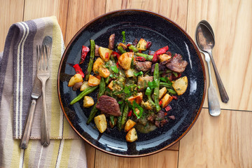 Chimichurri Steak and Potatoes