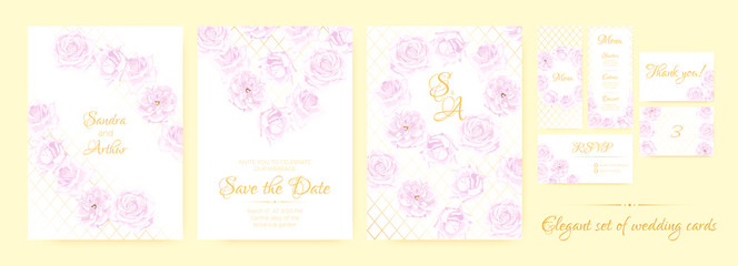 Wedding Invitation Floral Collection.