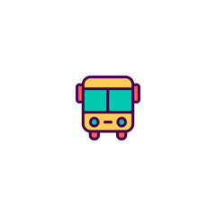 Bus icon design. Transportation icon vector design