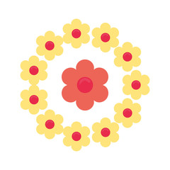 flowers wreath floral