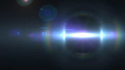 bright coloured flashes on a black background