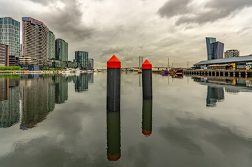 Docklands Water Like Glass