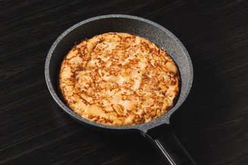 tortilla de patatas, typical spanish dish
