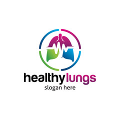 lungs logo icon design