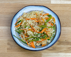 Peruvian vegetable rice