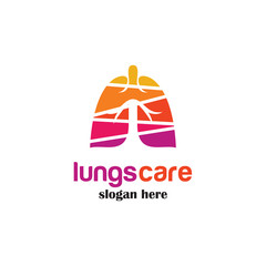 lungs logo icon design