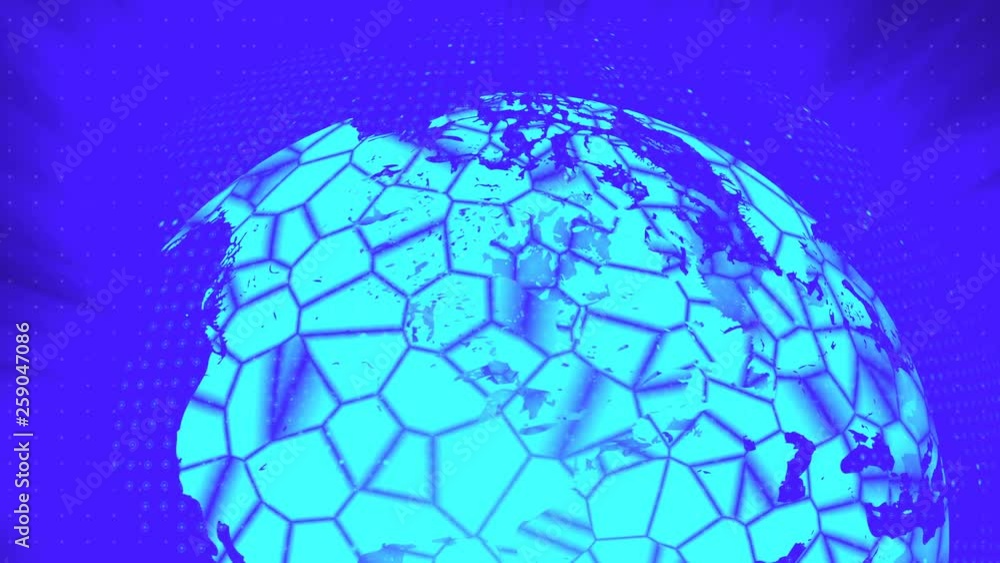 Poster glass globe distortion digital background, abstract 3d rendering, computer generated backdrop