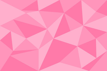 Abstract pink geometric polygon background compose by triangle shape