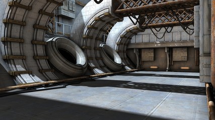 concept science fiction facility architecture environment  © archangelworks