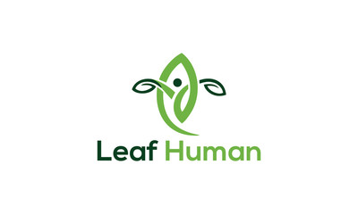 Leaf Human Logo