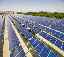 Solar photovoltaic panel for aerial open-air car parking lot