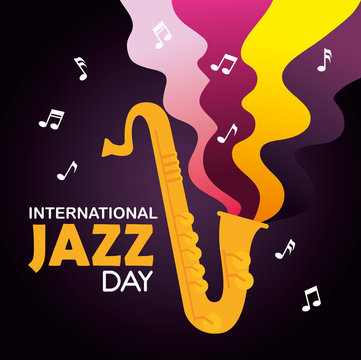 saxophone instrument to international jazz day