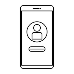 smartphone with user acount