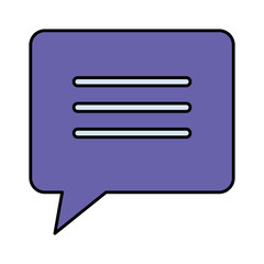 speech bubble message icon