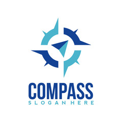 compass logo design template
