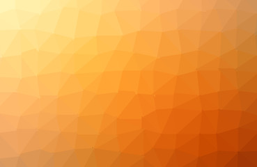 Abstract Orange polygon geometric background. Low Poly Style, Business Design Templates. Vector and illustration.