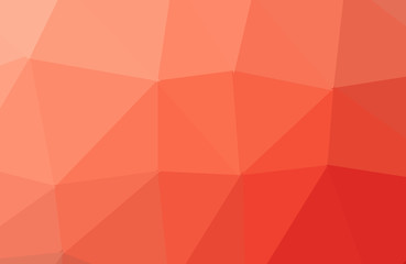 Orange Polygonal Mosaic Background, Creative Design Templates