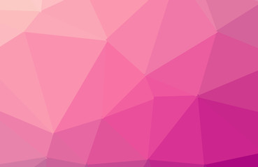 multicolor dark pink geometric rumpled triangular low poly style gradient illustration graphic background. Vector polygonal design for your business.