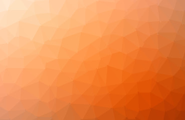 Dark Orange polygonal illustration, which consist of triangles. Triangular design for your business. Creative geometric background in Origami style with gradient