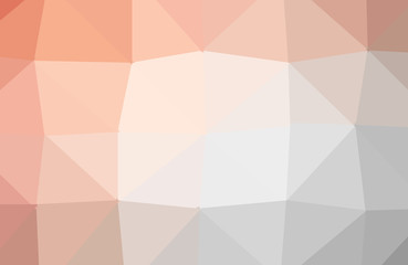 Multicolor pink, yellow, orange geometric rumpled triangular low poly style gradient illustration graphic background. Vector polygonal design for your business.