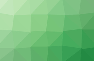 Light Green vector shining triangular layout. Polygonal abstract illustration with gradient. Textured pattern for your backgrounds. - Vector