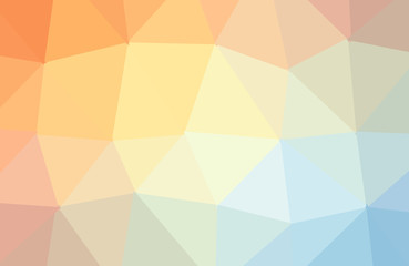 Orange vector abstract textured polygonal background. Blurry triangle design. Pattern can be used for background.