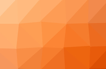 Orange polygonal pattern, which consist of triangles. Geometric background in Origami style with gradient. Triangular design for your business.