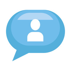 speech bubble with user avatar