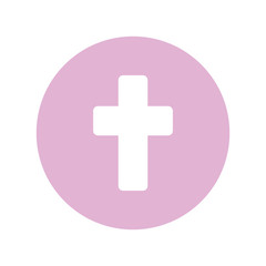 first communion cross icon