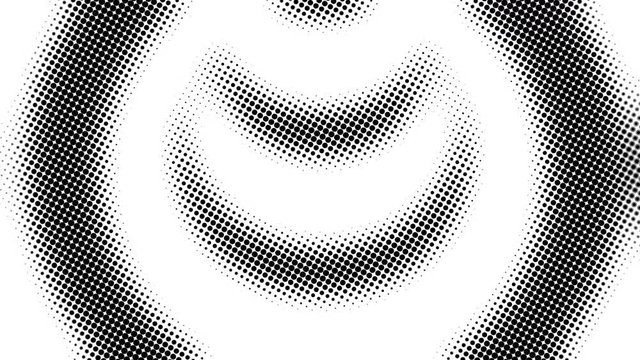 Half tone of many dots, computer generated abstract background, 3D rendering simple backdrop with optical illusion effect