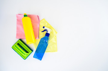 cleaning her house, close-up  cleaning the house  rubs dust